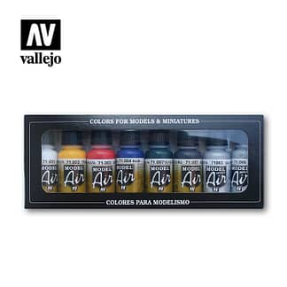 Vallejo 71174 Model Air Paint Set Basic Colors