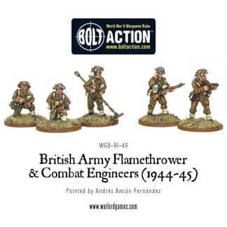 Warlord WGB-BI-49 Bolt Action British Flamethrower and Combat Engineer