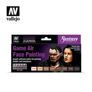 Vallejo 72865 Game Air Face Painting Set
