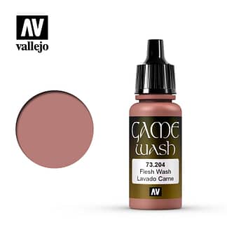 Vallejo 73204 Game Color Wash Flesh Wash 17ml