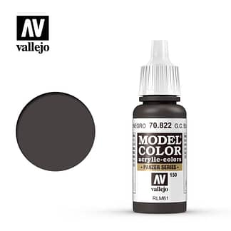 Vallejo Model Color 70822 German Cam Black Brown 17ml