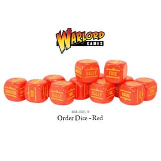 WGB-DICE-15 Red Orders Dice