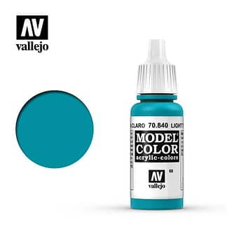 Vallejo Model Color 70840 Light Turquoise 17ml