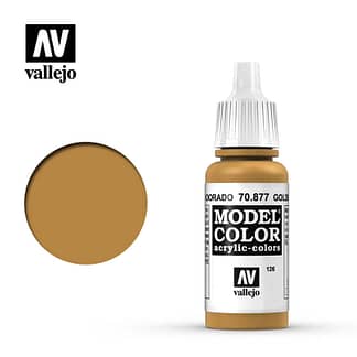 Vallejo Model Color 70877 Gold Brown 17ml