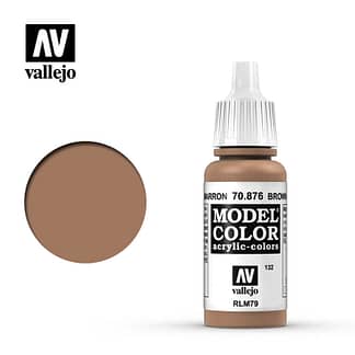 Vallejo Model Color 70876 Brown Sand 17ml