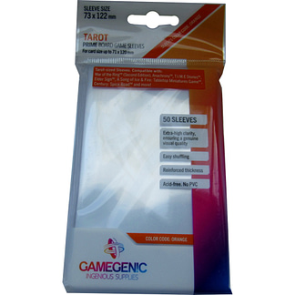 GameGenic GGS10041ML Prime Tarot BG Sleeves - Orange