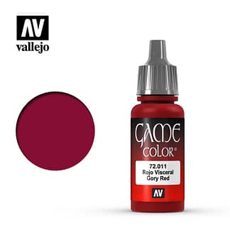 Vallejo Game Color 72011 Gory Red 17ml