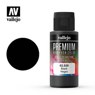 Vallejo 62020 Premium Color Black 60ml