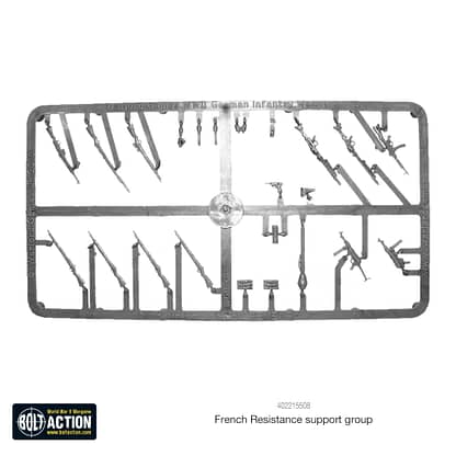Warlord 402215508 Bolt Action French Resistance Support Group