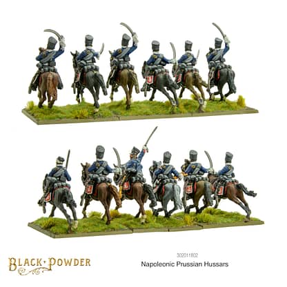 Warlord 302011802 Black Powder Prussian Hussars