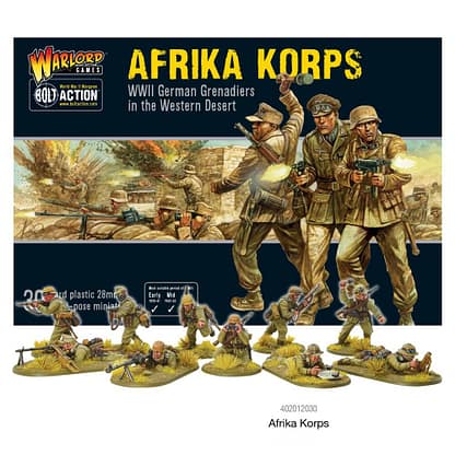 Warlord 402012030 Bolt Action German Afrika Korps