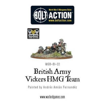 Warlord WGB-BI-22 Bolt Action British Vickers MMG