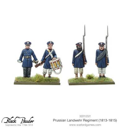 Warlord 302012501 Prussian Landwehr Regiment