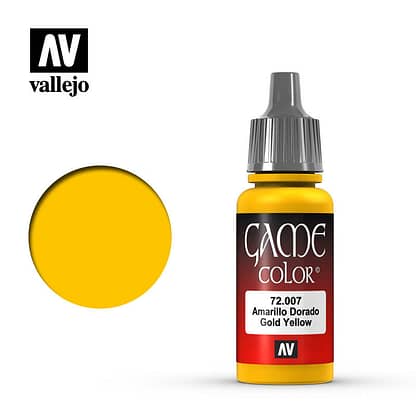 Vallejo Game Color 72007 Gold Yellow 17ml