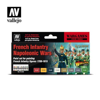 Vallejo 70164 French Infantry Napoleonic Wars Paint Set