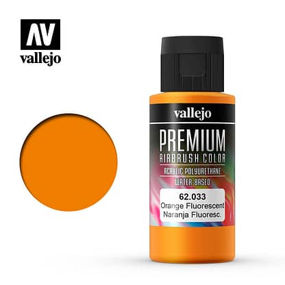 Vallejo 62033 Premium Color Fluorescent Orange 60ml