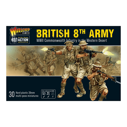 Warlord 402011015 Bolt Action British 8th Army