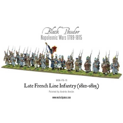 Warlord WGN-FR-10 Black Powder Late French Line Infantry