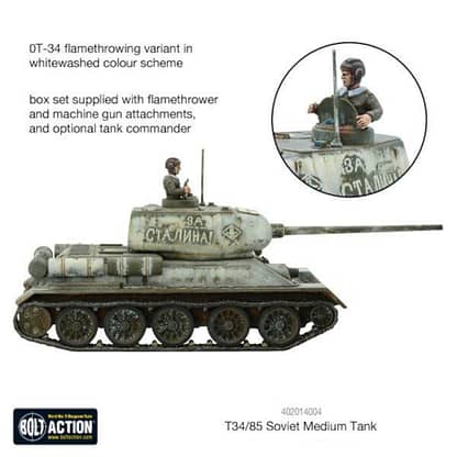 Warlord 402014004 T34-85 Soviet Medium Tank